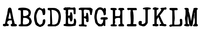 typrighter-Bold Font UPPERCASE
