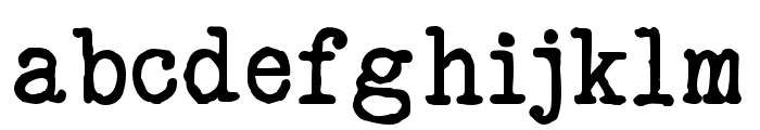 typrighter-Bold Font LOWERCASE