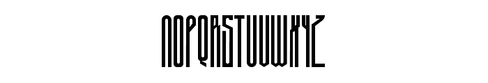 uneven Regular Font UPPERCASE