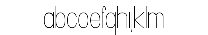 varabelle Thin Font LOWERCASE