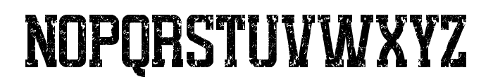 varsity grunge Regular Font LOWERCASE
