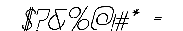 vastra-BoldItalic Font OTHER CHARS