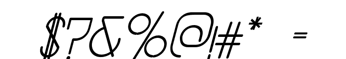 vastra-HeavyItalic Font OTHER CHARS