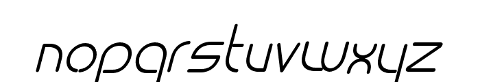 vastra-HeavyItalic Font LOWERCASE