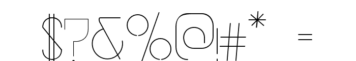 vastra-Light Font OTHER CHARS
