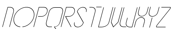 vastra-LightItalic Font UPPERCASE