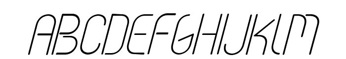 vastra-MediumItalic Font UPPERCASE