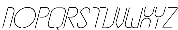 vastra-RegularItalic Font UPPERCASE