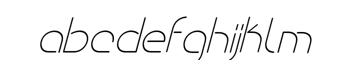 vastra-RegularItalic Font LOWERCASE