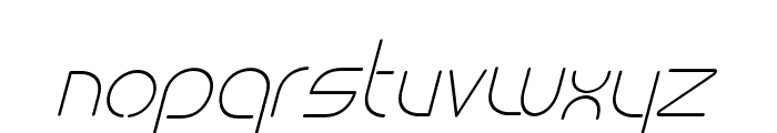 vastra-RegularItalic Font LOWERCASE