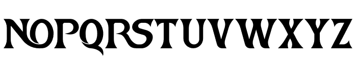 vestovia Font LOWERCASE