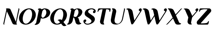wastern-Italic Font UPPERCASE