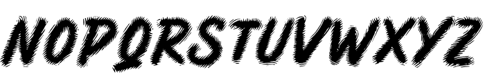waveprint Regular Font UPPERCASE