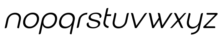 wildborn Light Italic Font LOWERCASE