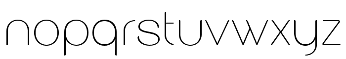 wildborn Thin Font LOWERCASE