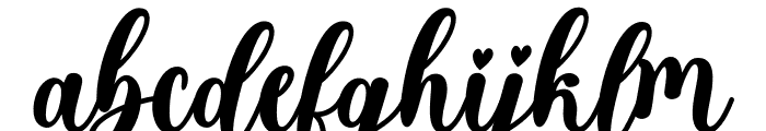 willowalice Font LOWERCASE