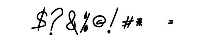 winda signature Font OTHER CHARS