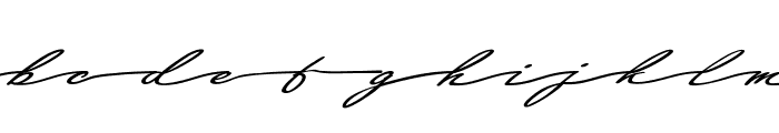 winda signature Font LOWERCASE