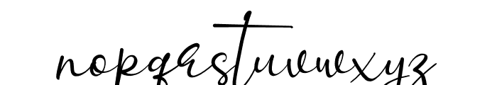 winstyle Signature Font LOWERCASE