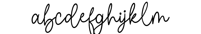 wish Font LOWERCASE