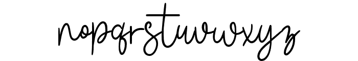 wish Font LOWERCASE