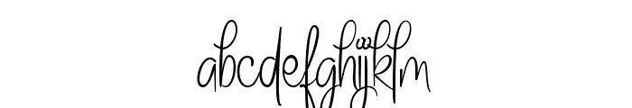 wishes-Regular Font LOWERCASE