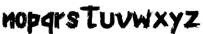 zombie corpse Font LOWERCASE