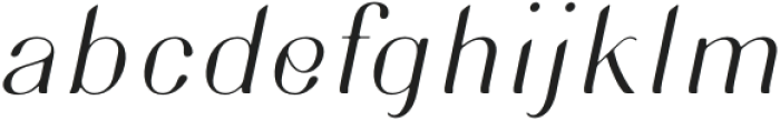 CF Alithan Sans Italic otf (400) Font LOWERCASE