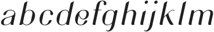 CF Alithan Sans Medium Italic otf (500) Font LOWERCASE