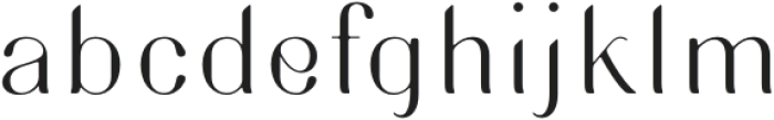 CF Alithan Sans Regular otf (400) Font LOWERCASE