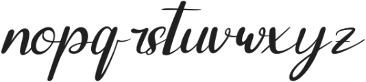 CF Amellia Rouge Italic otf (400) Font LOWERCASE