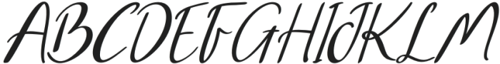 CF Amorettia Cally Italic otf (400) Font UPPERCASE