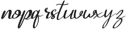 CF Amorettia Cally Italic otf (400) Font LOWERCASE