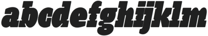 CF Andest Condensed Right otf (400) Font LOWERCASE