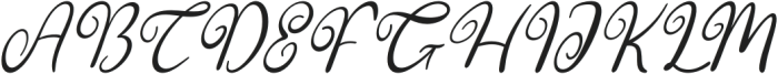 CF Boldique Script Italic otf (700) Font UPPERCASE