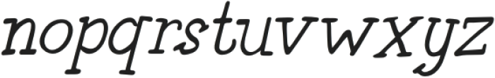 CF Chymer Italic otf (400) Font LOWERCASE