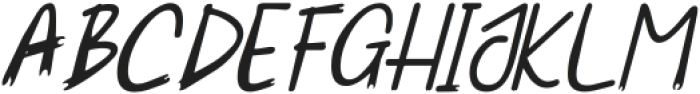 CF Clusk Throwie Italic otf (400) Font UPPERCASE