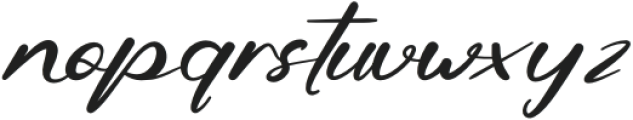 CF Dashing Twist Italic otf (400) Font LOWERCASE