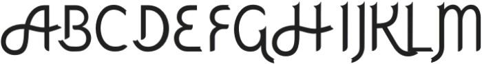 CF Dhurman Regular otf (400) Font UPPERCASE