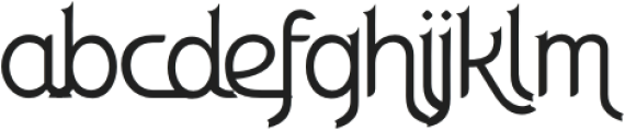 CF Dhurman Regular otf (400) Font LOWERCASE