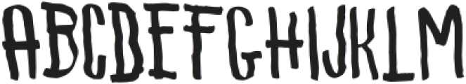 CF Dreadmarko Regular otf (400) Font UPPERCASE
