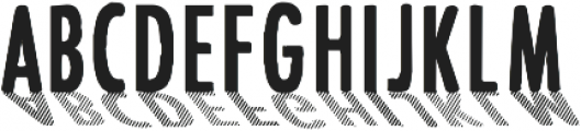 CF Font Shading ttf (400) Font LOWERCASE