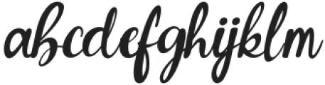 CF Gahmful Italic otf (400) Font LOWERCASE