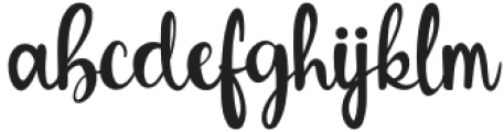 CF Gahmful Regular otf (400) Font LOWERCASE