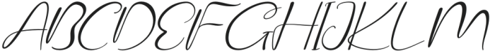 CF Galine Amours Italic otf (400) Font UPPERCASE