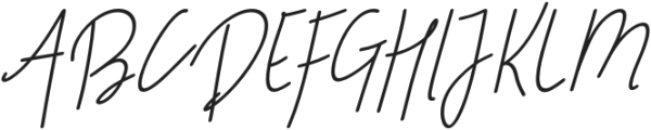 CF Geryth Italic otf (400) Font UPPERCASE