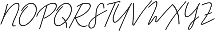 CF Geryth Italic otf (400) Font UPPERCASE
