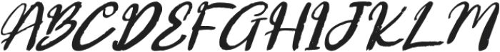CF Giveryna Italic otf (400) Font UPPERCASE