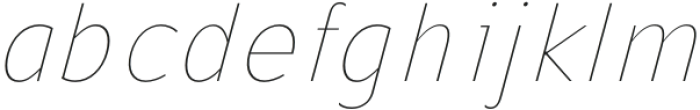 CF Gouble Hairline Italic otf (100) Font LOWERCASE