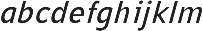 CF Gouble Italic otf (400) Font LOWERCASE